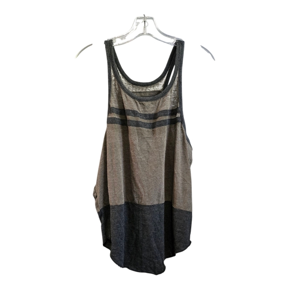 NWT Chaser Charcoal and Heather Gray Tank Top, large